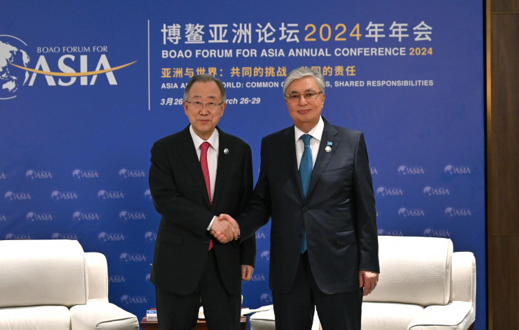 President Kassym-Jomart Tokayev met with Ban Ki-moon