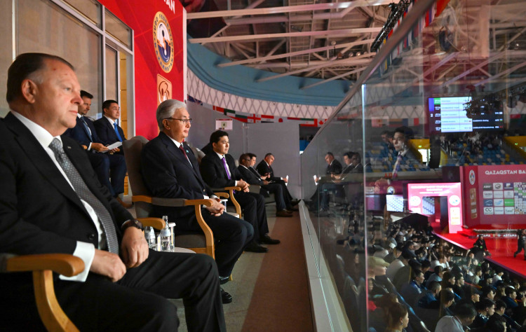 Президент Касым-Жомарт Токаев посетил международный рейтинговый турнир по дзюдо Qazaqstan Barysy Grand Slam