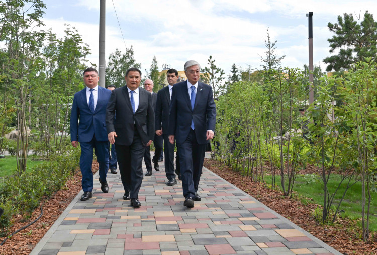 Президент Щучинск қаласындағы бірқатар нысанды аралап көрді