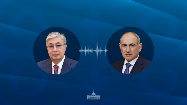 Мемлекет басшысы Армения Премьер-министрі Никол Пашинянмен телефон арқылы сөйлесті